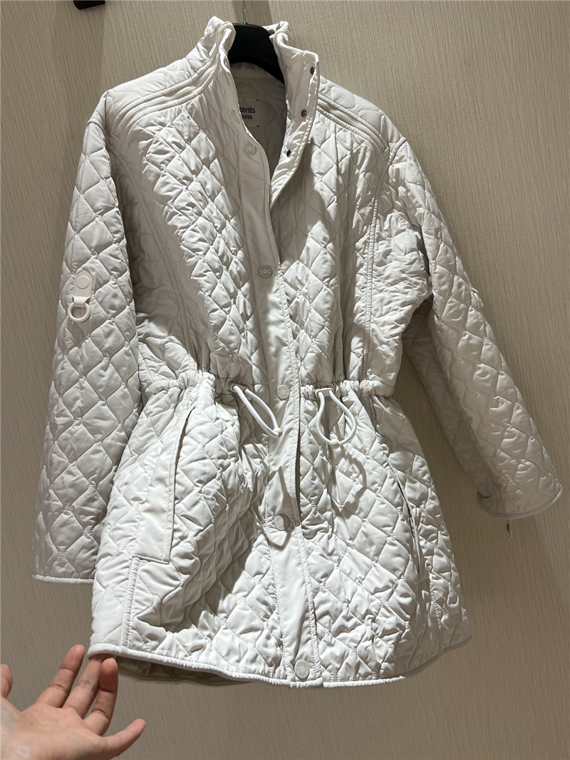 Moncler white down jacket