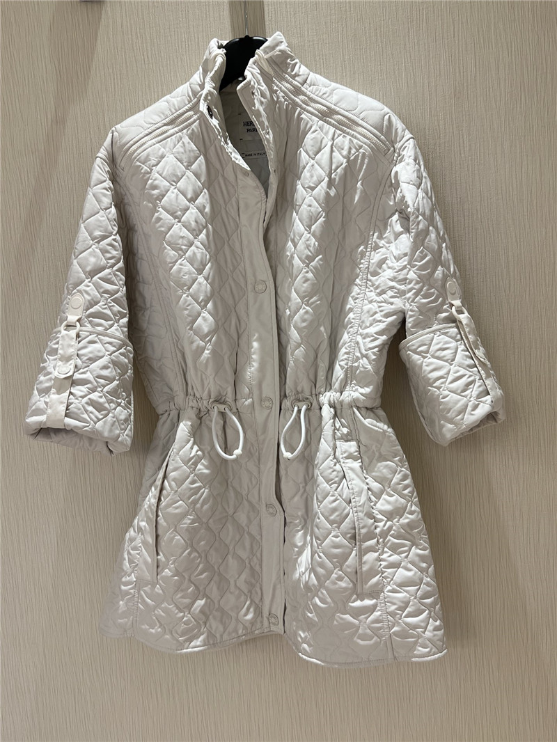 Moncler white down jacket