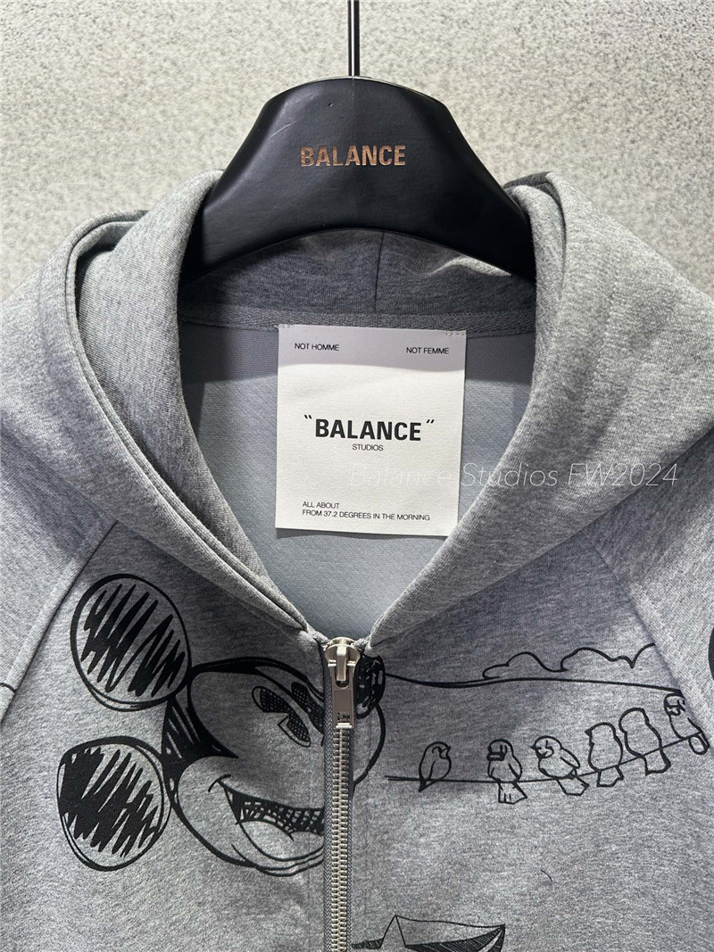 Ba1en*iaga cotton jersey sweatshirt