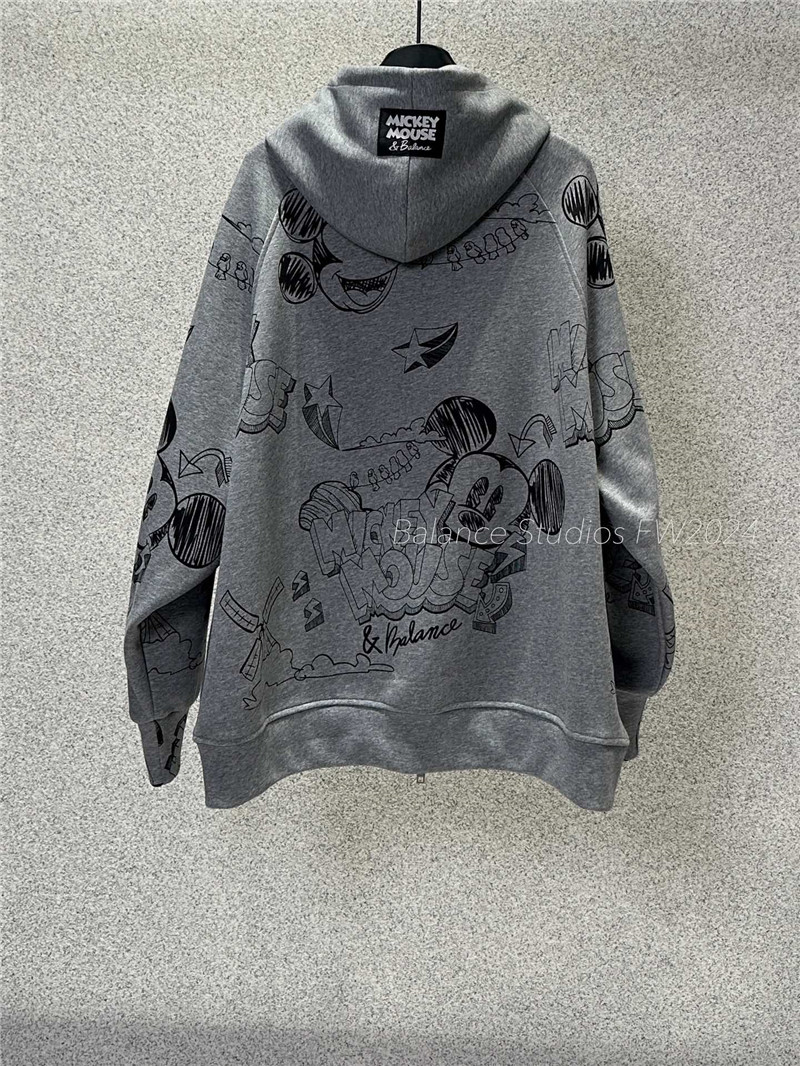 Ba1en*iaga cotton jersey sweatshirt