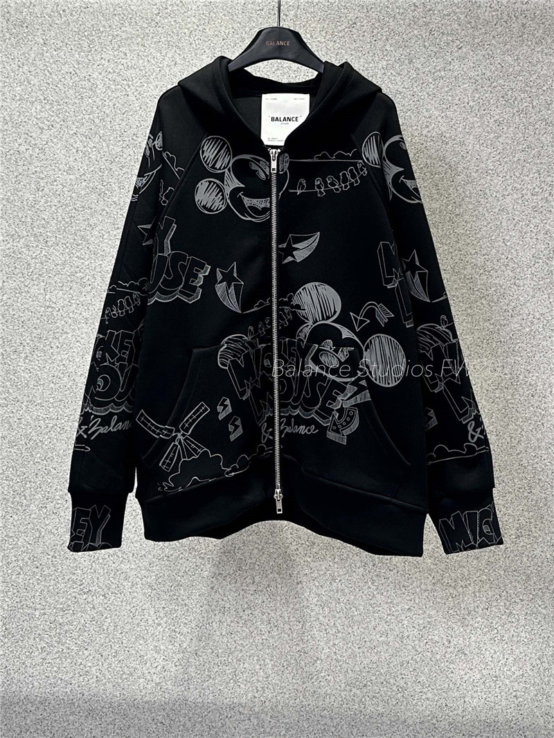 Ba1en*iaga cotton jersey sweatshirt