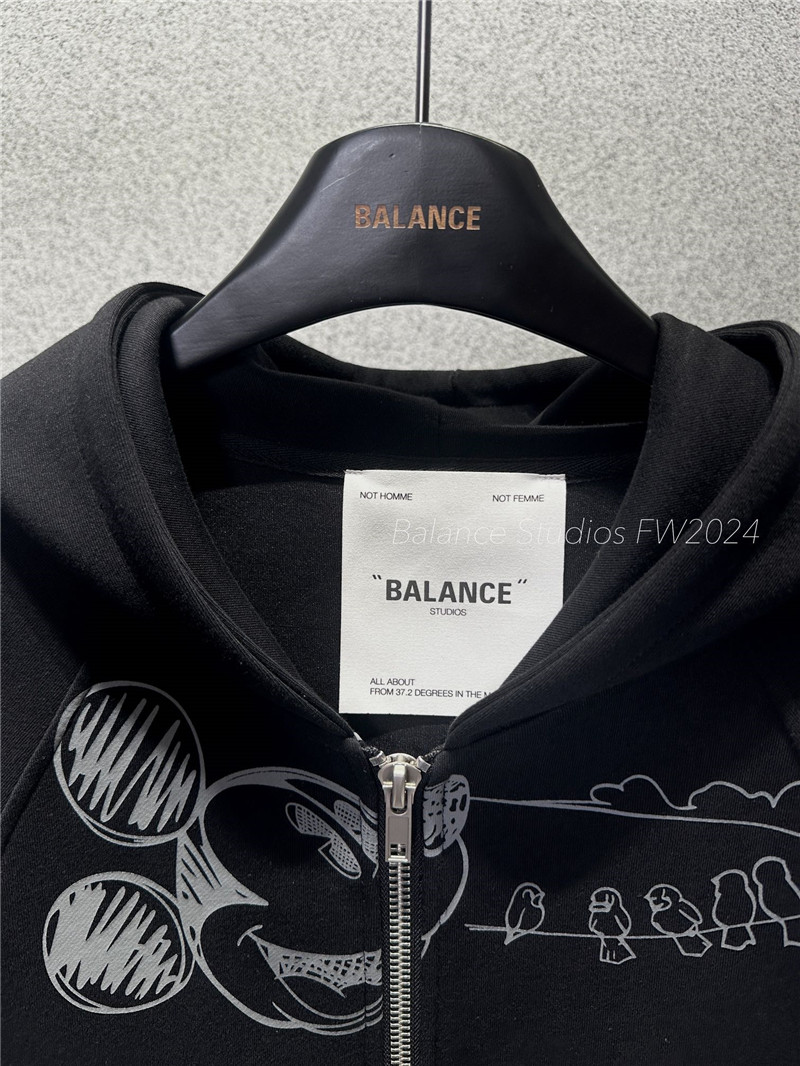 Ba1en*iaga cotton jersey sweatshirt