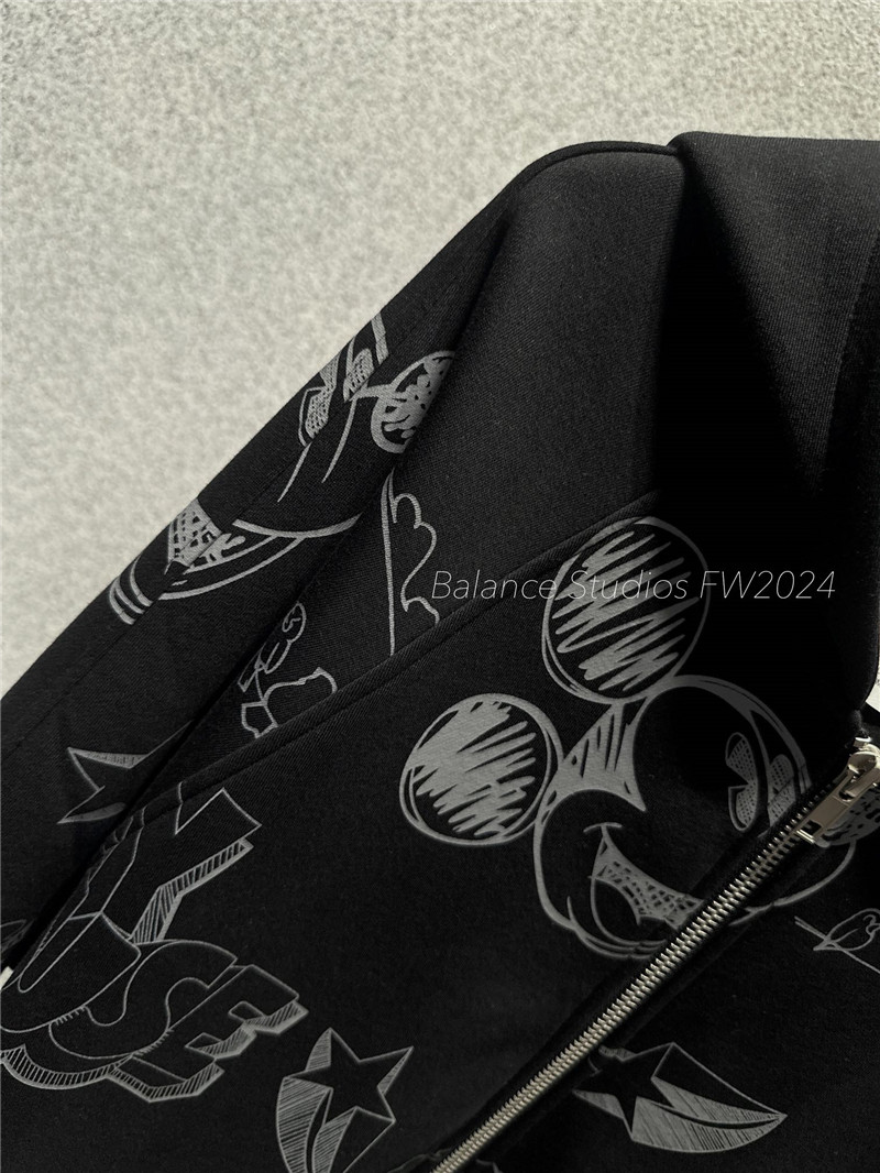 Ba1en*iaga cotton jersey sweatshirt