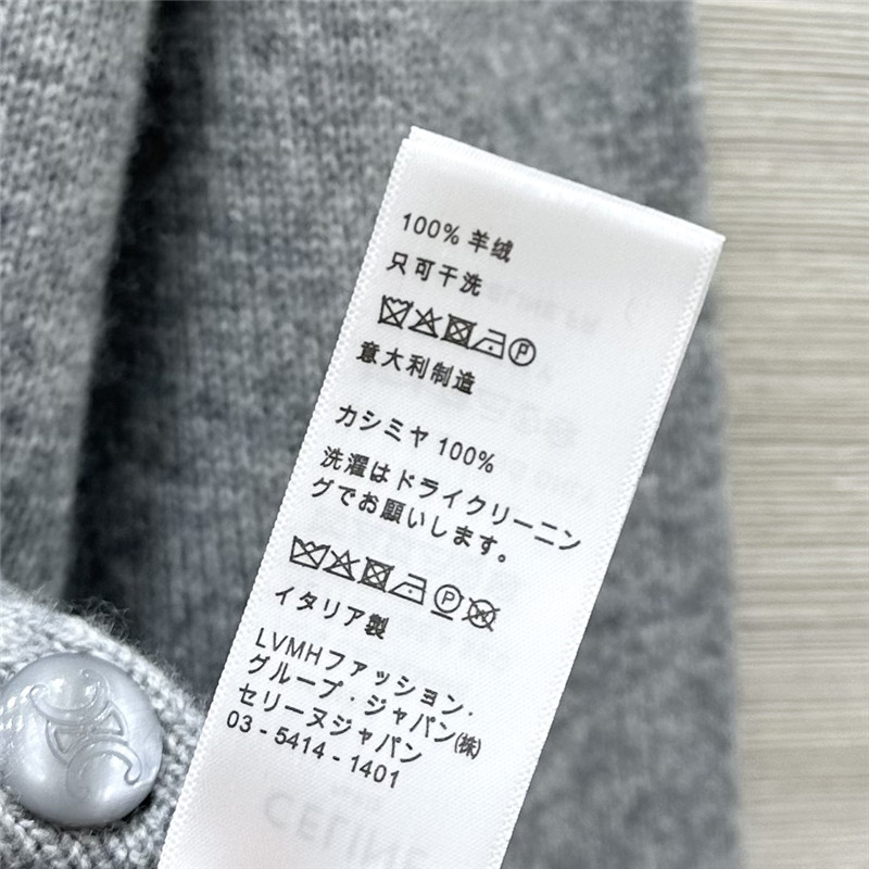 Ce1i*e grey cashmere cardigan