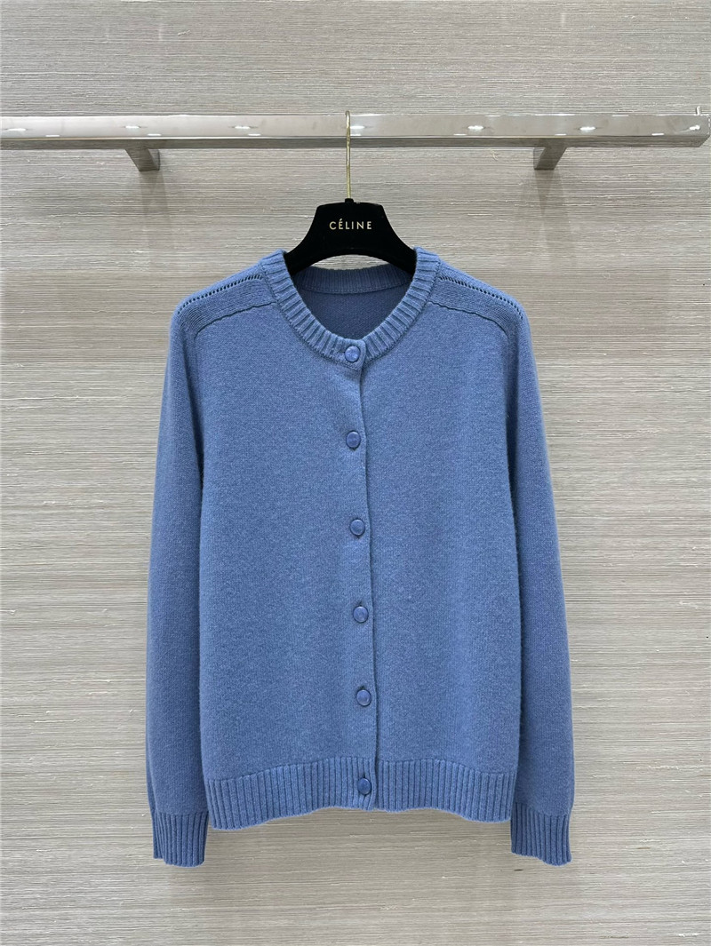 Ce1i*e blue cashmere cardigan