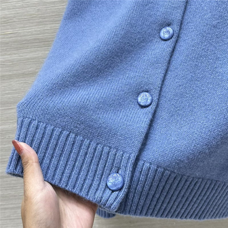 Ce1i*e blue cashmere cardigan