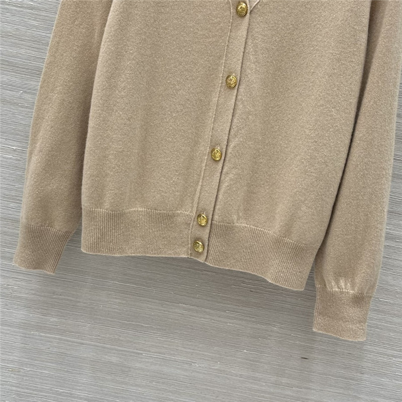 L0r0 P1ana classic baby cashmere cardigan natural
