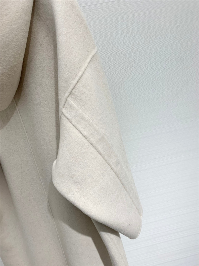 L0ew* hooded wool coat