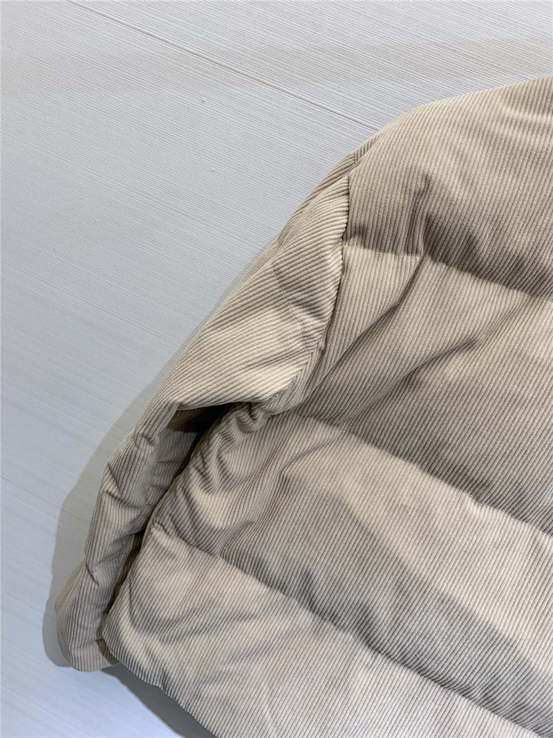 M1um1u corduroy down jacket