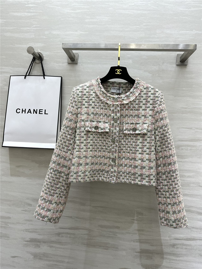 Ch**el woven soft tweed coat