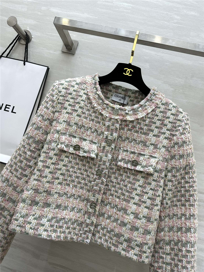 Ch**el woven soft tweed coat