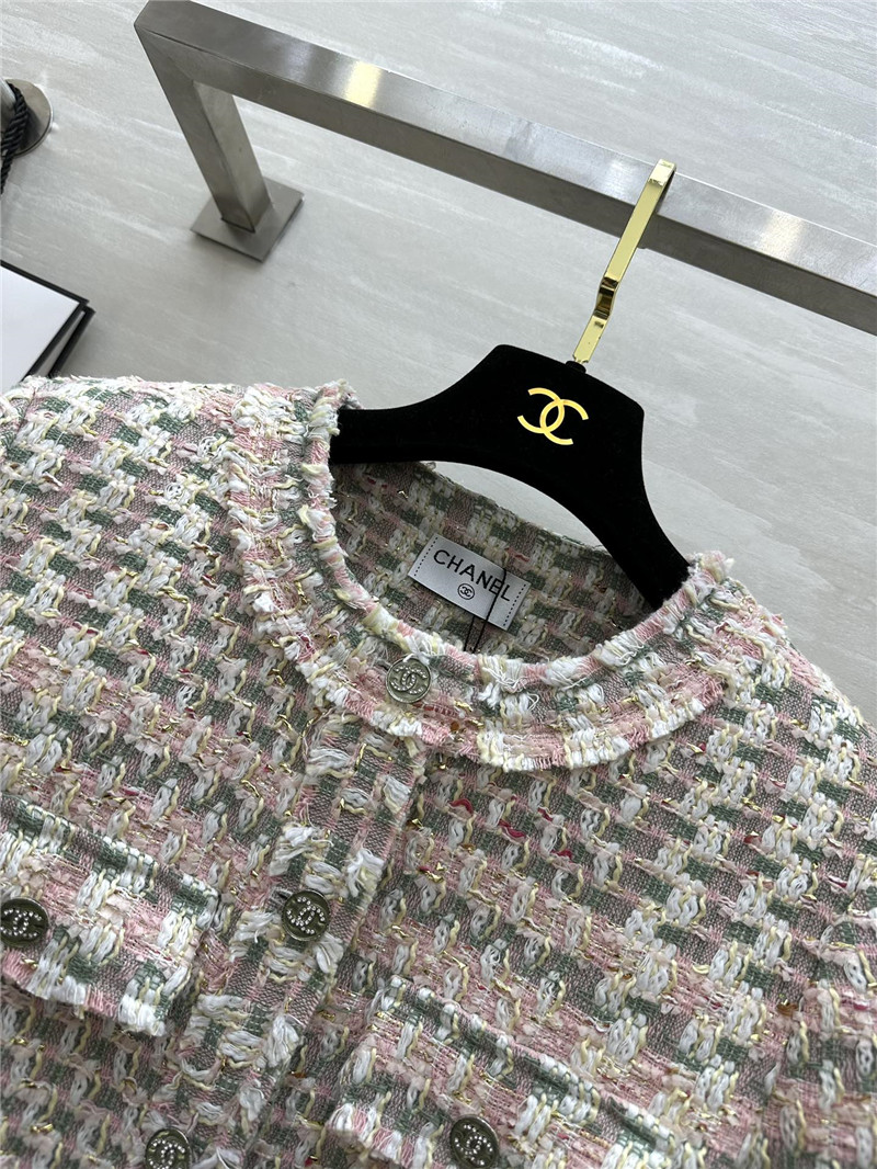 Ch**el woven soft tweed coat