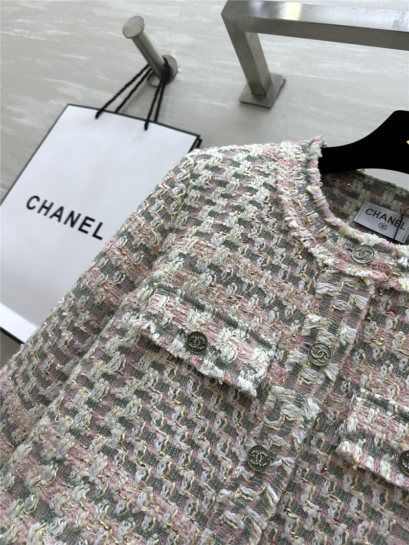 Ch**el woven soft tweed coat