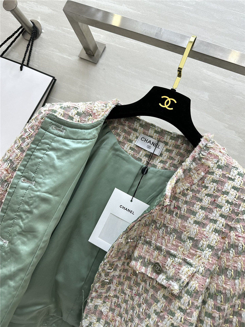 Ch**el woven soft tweed coat