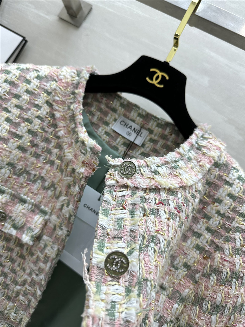 Ch**el woven soft tweed coat