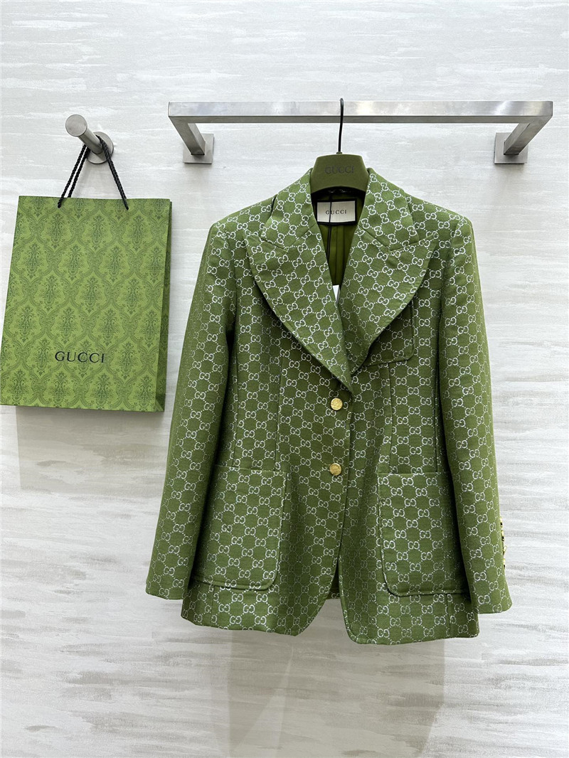 Gvc*1 jacquard suit jacket