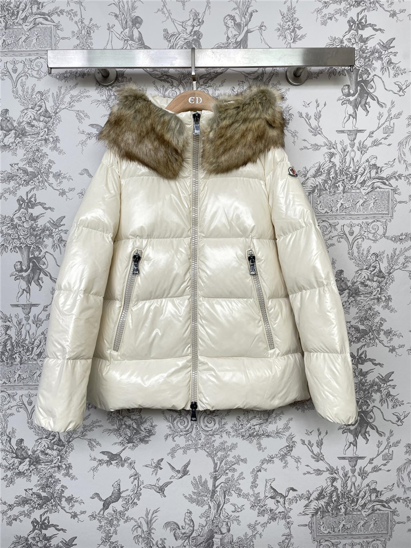 Moncler fur collar down jacket