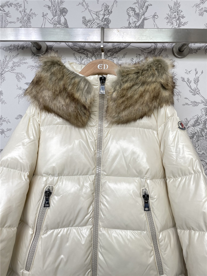 Moncler fur collar down jacket