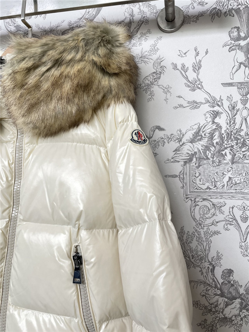Moncler fur collar down jacket