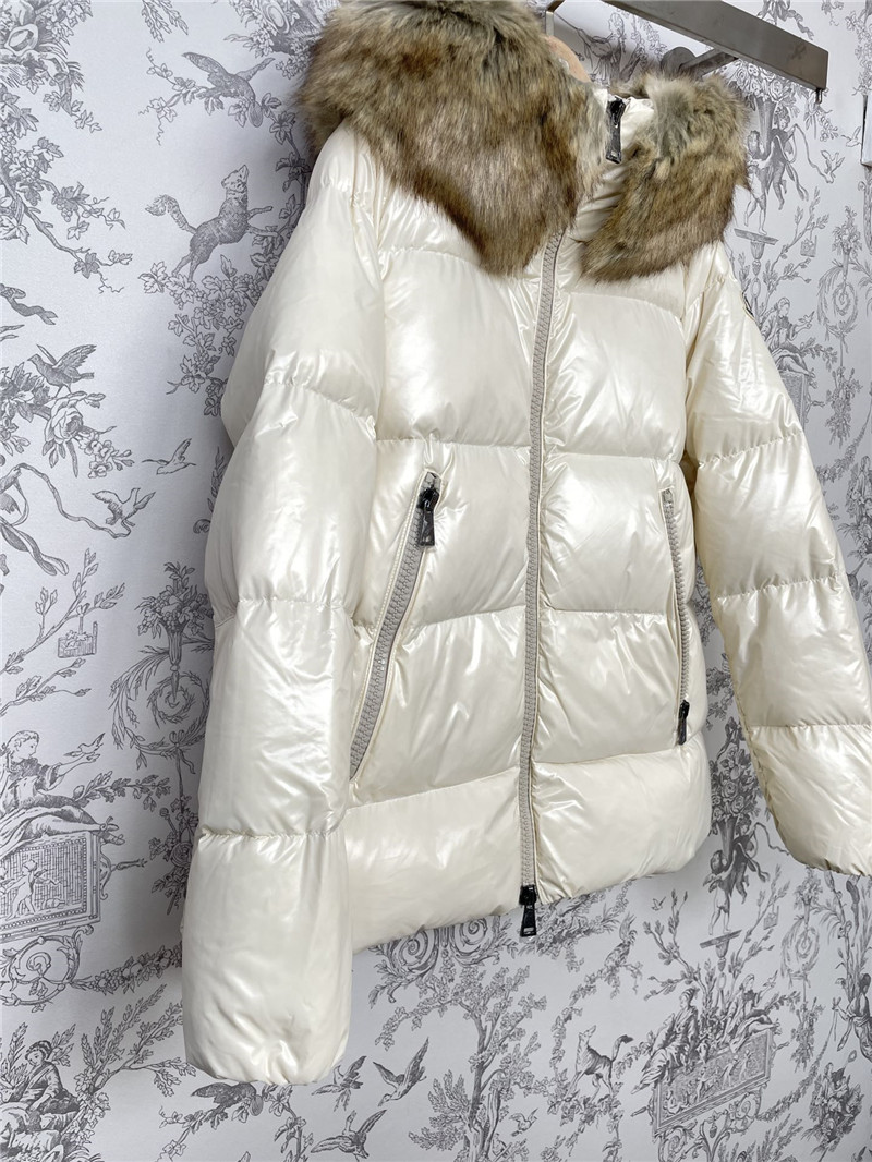 Moncler fur collar down jacket
