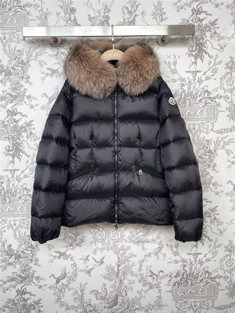 Moncler fur collar down jacket