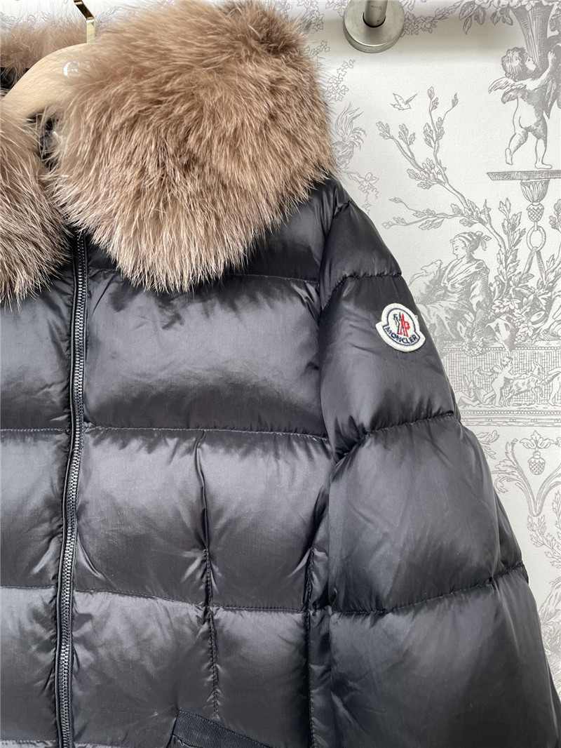 Moncler fur collar down jacket