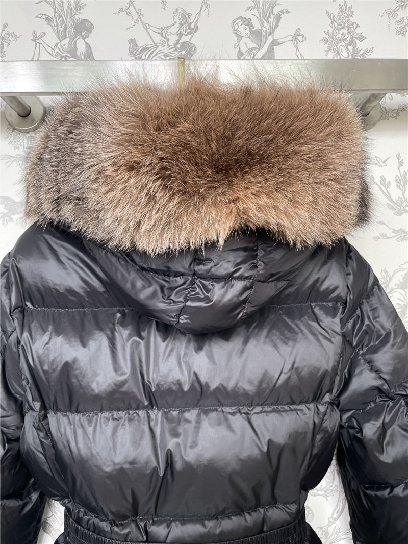 Moncler fur collar down jacket