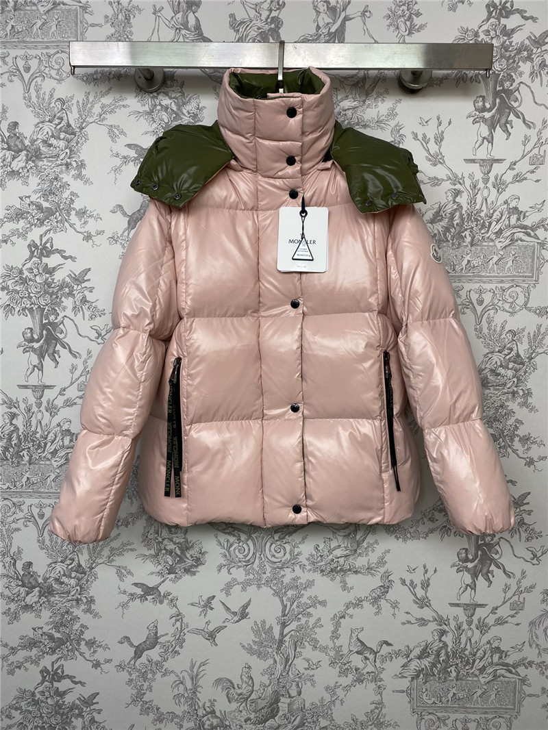 Moncler color block down jacket