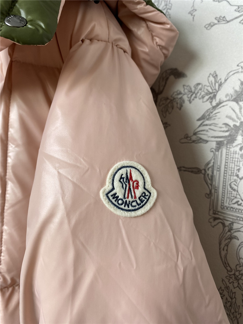 Moncler color block down jacket