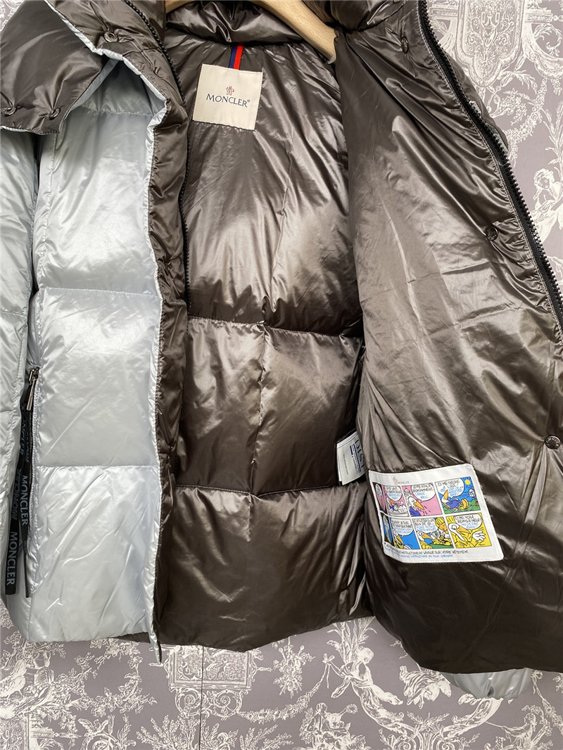 Moncler color block down jacket