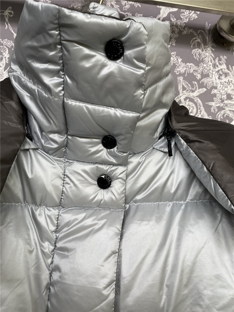 Moncler color block down jacket