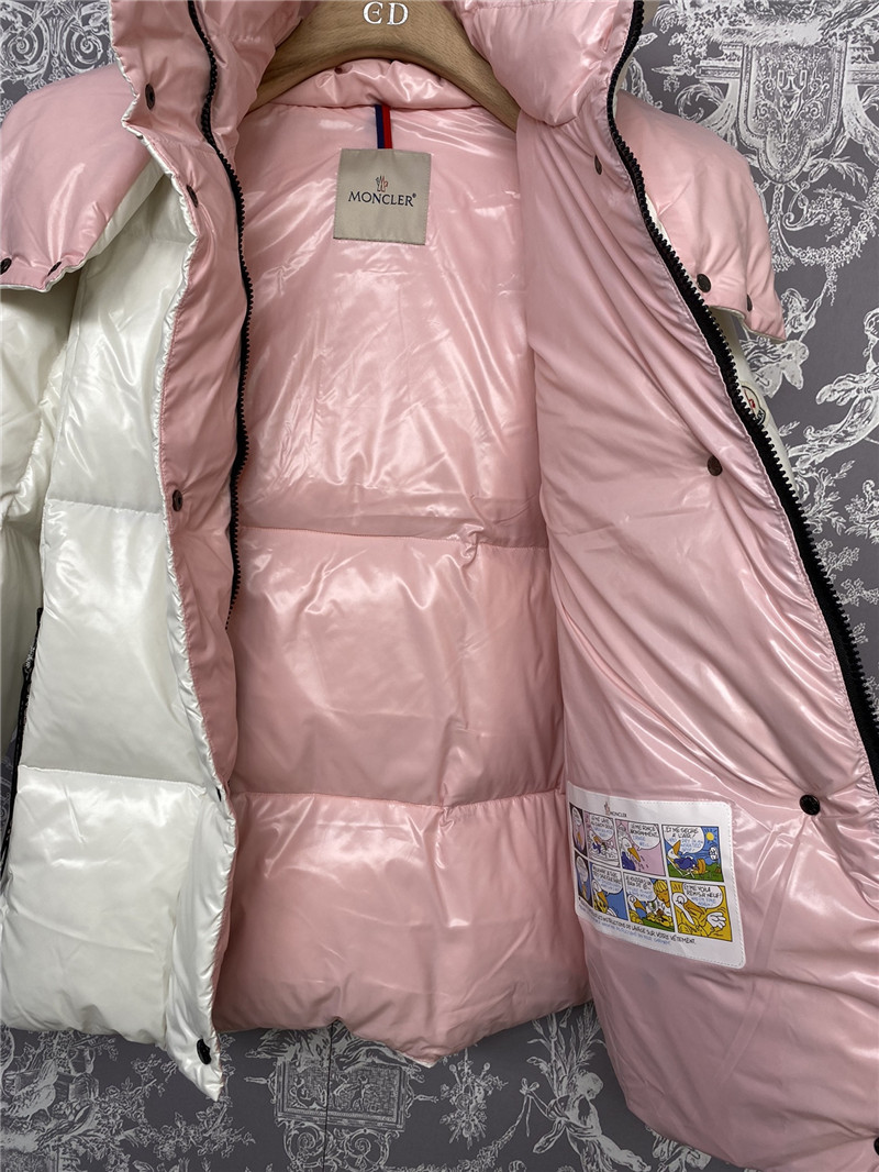Moncler color block down jacket