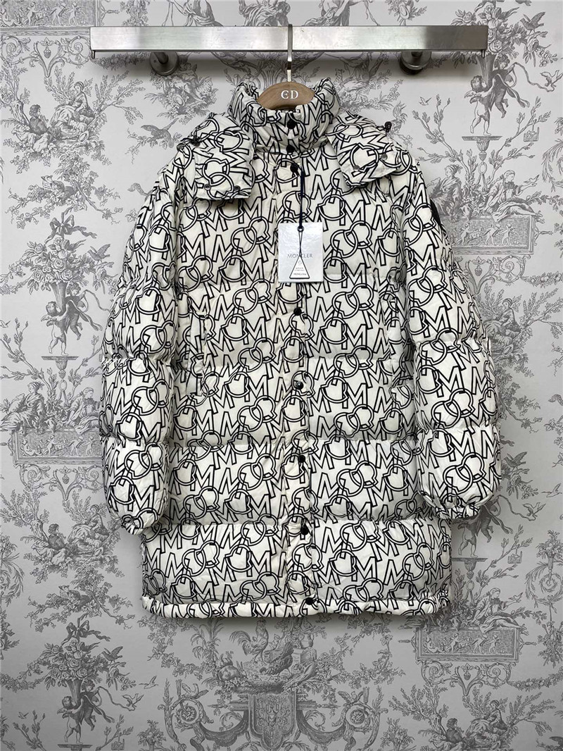 Moncler mid length down jacket