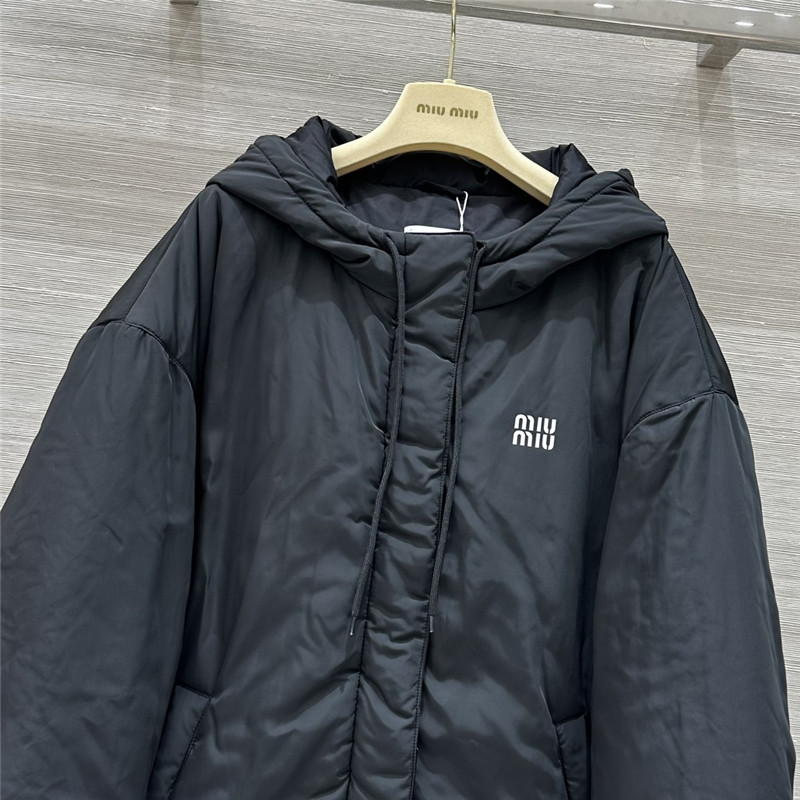 M1um1u hooded down jacket