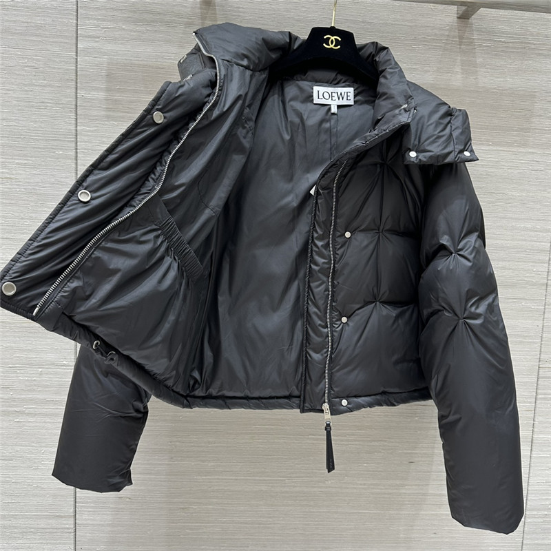 L0ew* quilted short down