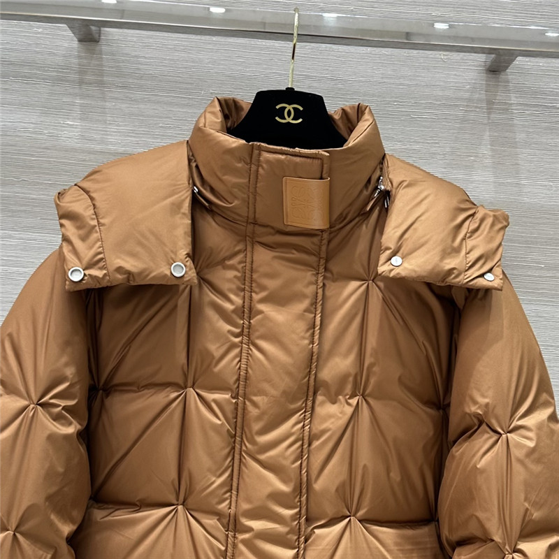 L0ew* quilted short down