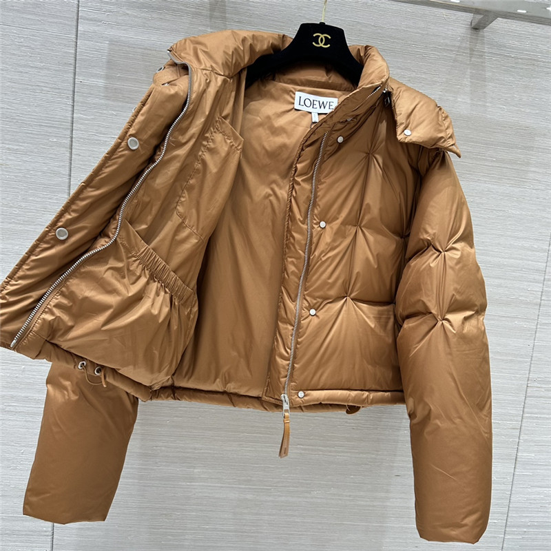 L0ew* quilted short down