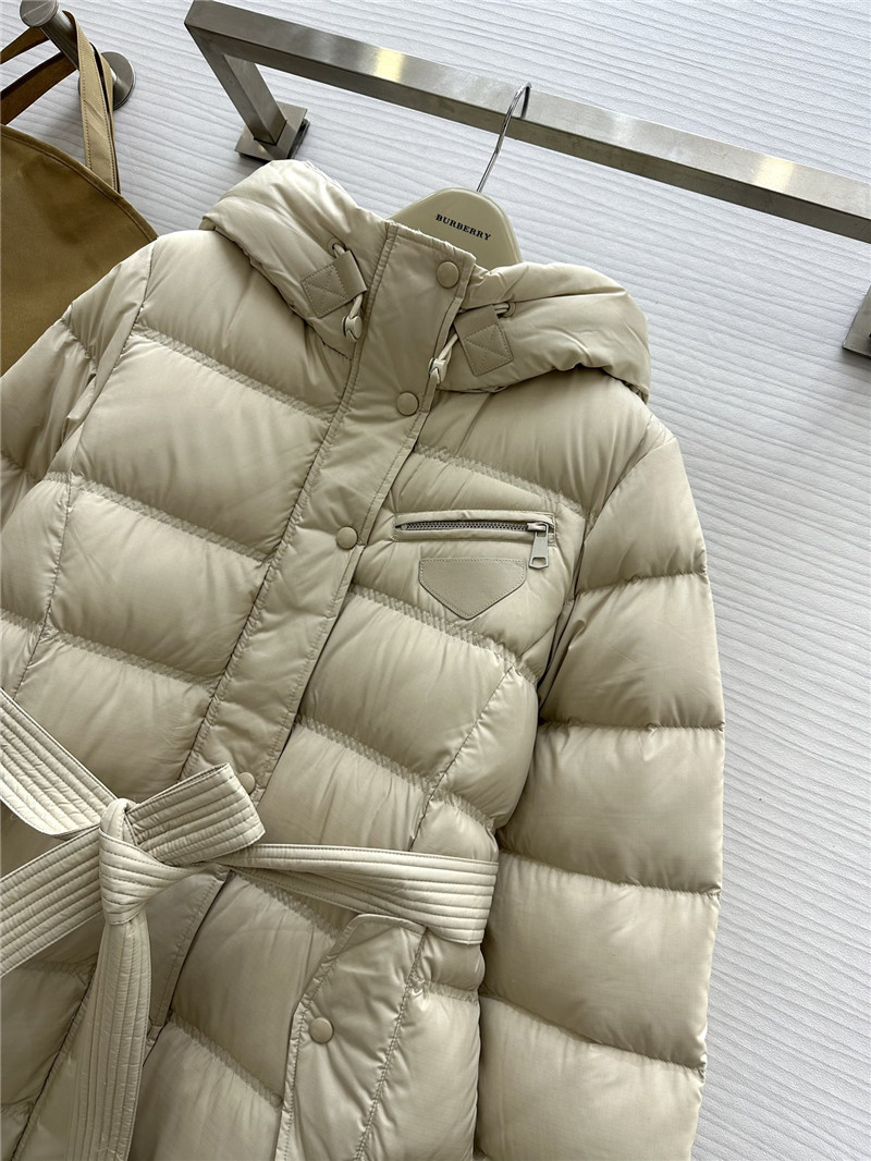 Bv*b*rry hooded long down jacket