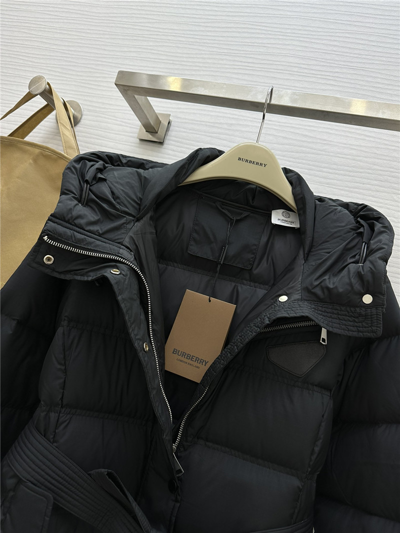 Bv*b*rry hooded long down jacket