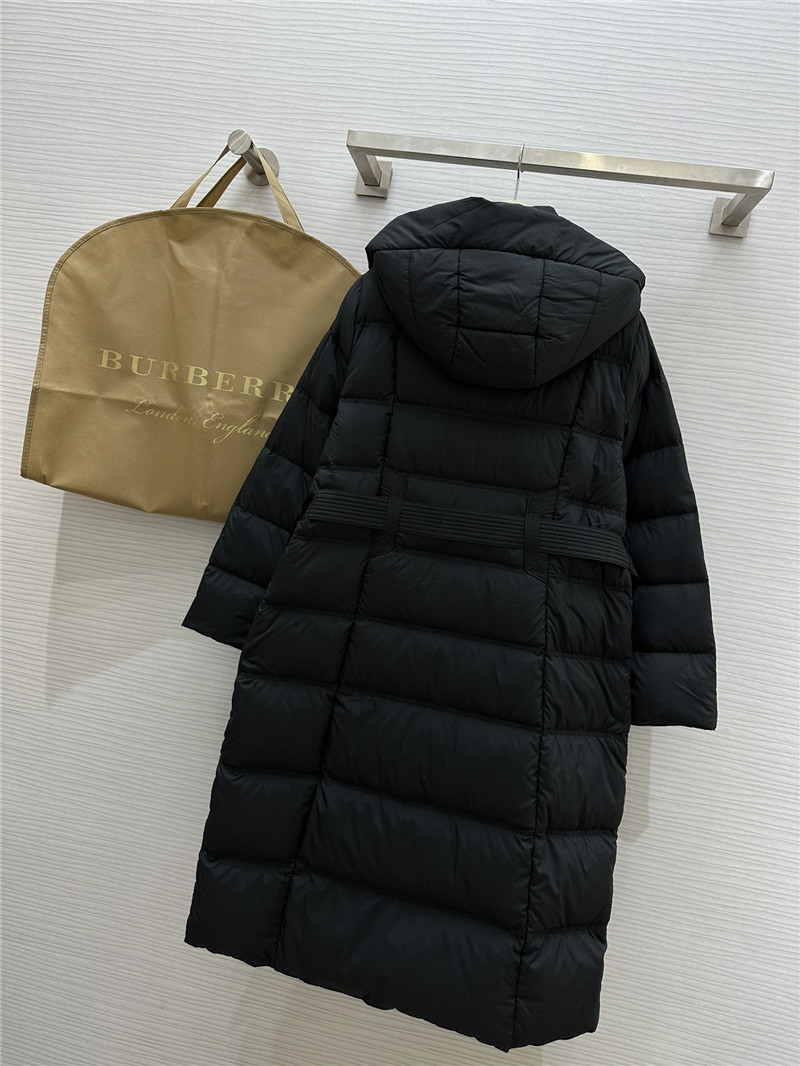Bv*b*rry hooded long down jacket