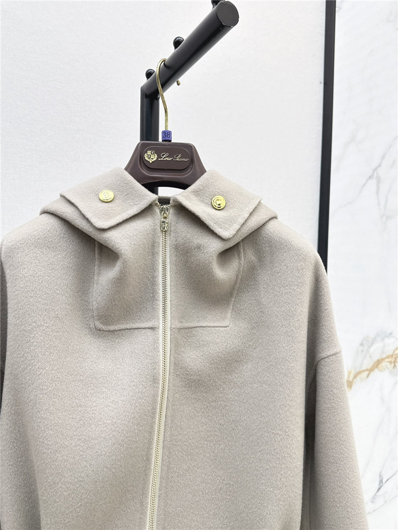 L0r0 P1ana wool tweed coat