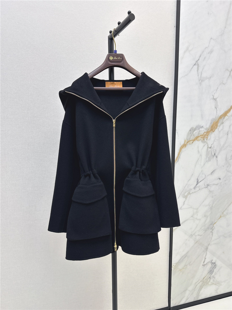 L0r0 P1ana wool tweed coat