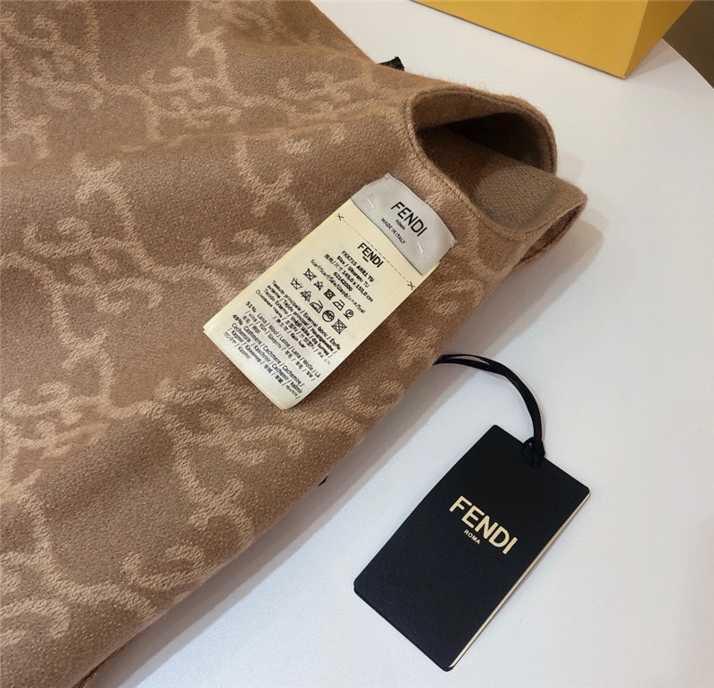 F**di wool and cashmere blend cape