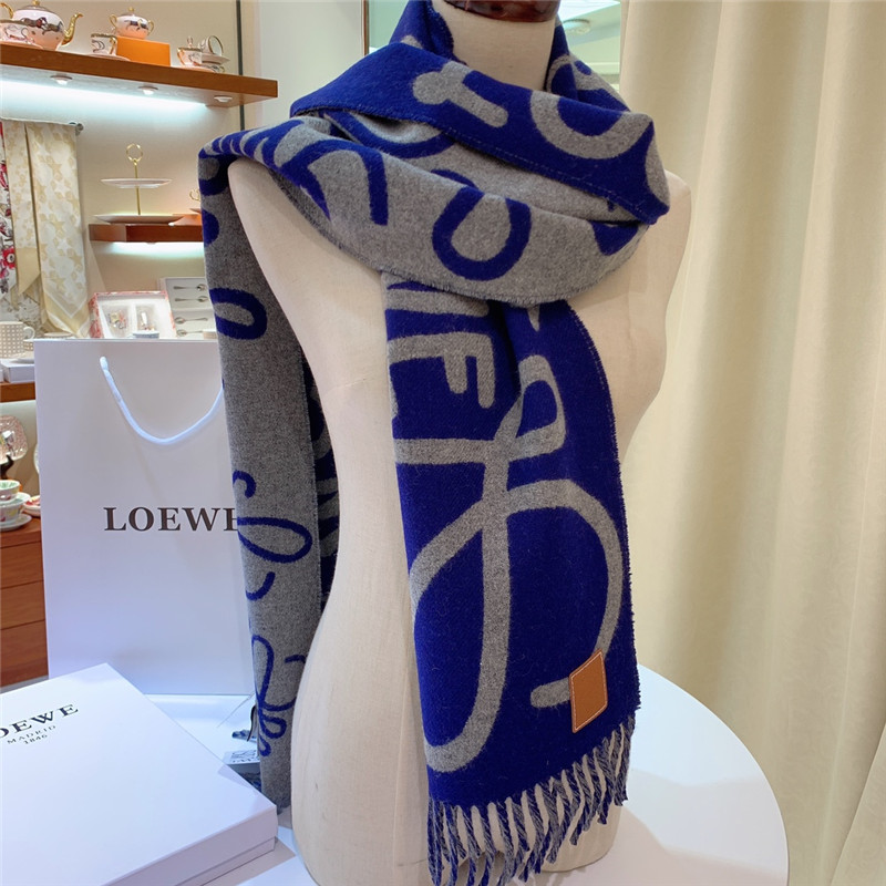 L0ew* graffiti double sided scarf