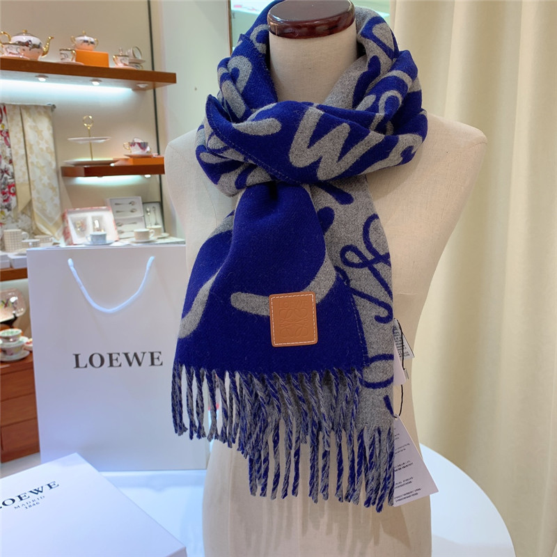 L0ew* graffiti double sided scarf