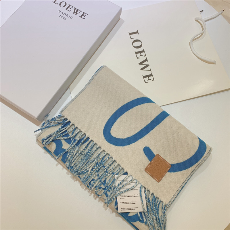 L0ew* graffiti double sided scarf