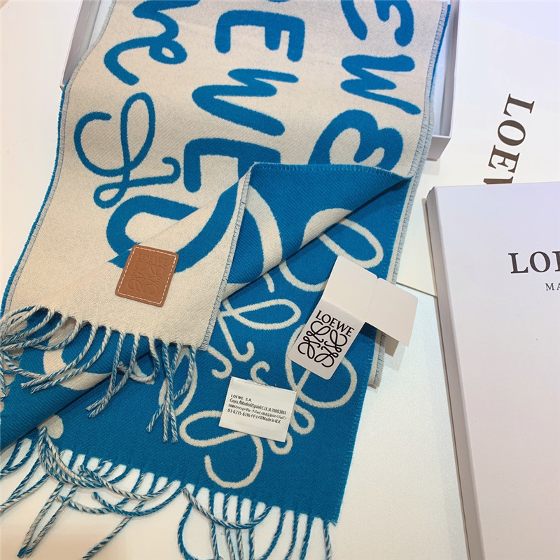 L0ew* graffiti double sided scarf