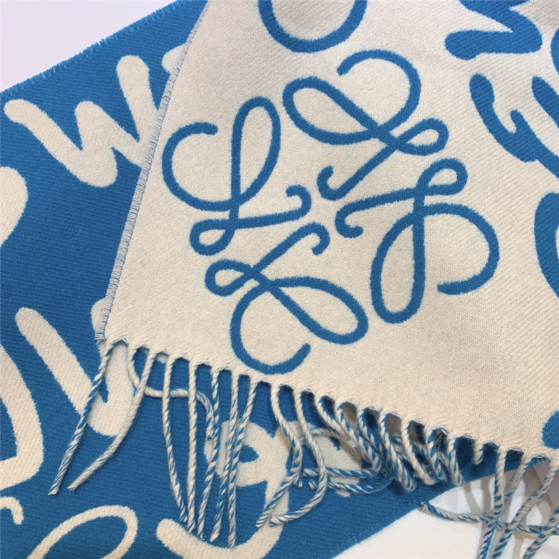 L0ew* graffiti double sided scarf