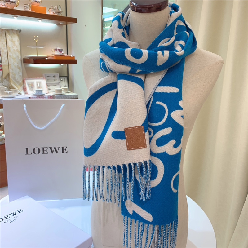 L0ew* graffiti double sided scarf
