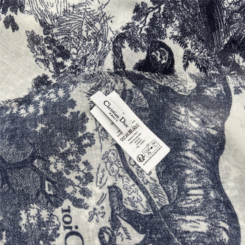 D10r jouy printed shawl